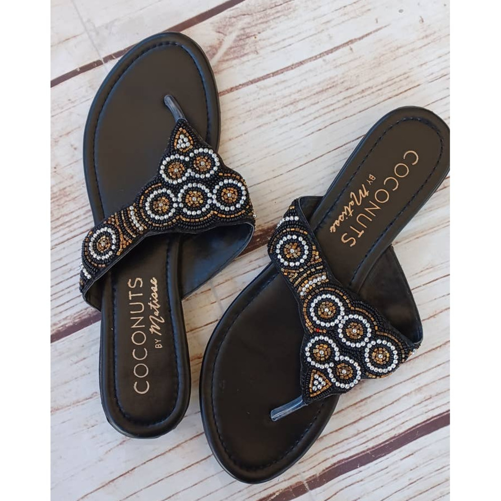 Coconuts by Matisse Beaded Thong Sandals 8